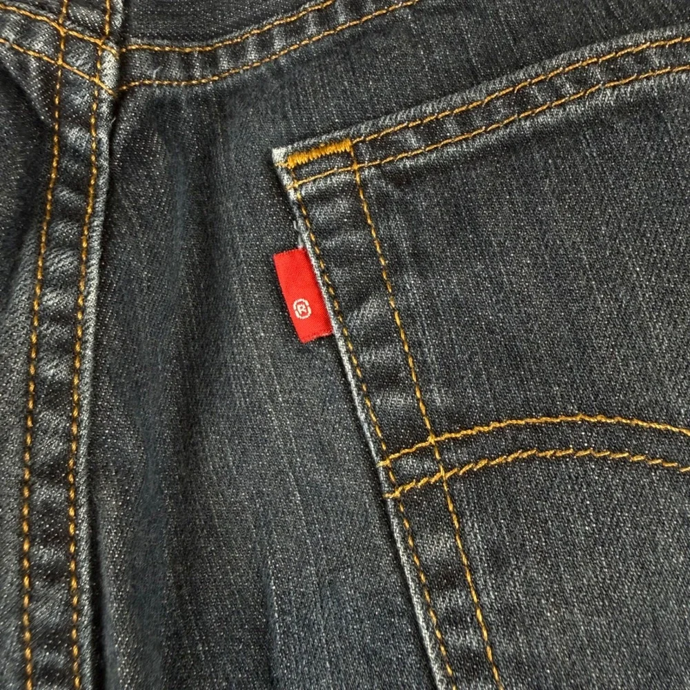Levi 514 Straight Fit Jeans Men 32x32 (31x30) Blue Dark Americana Classic Rugged